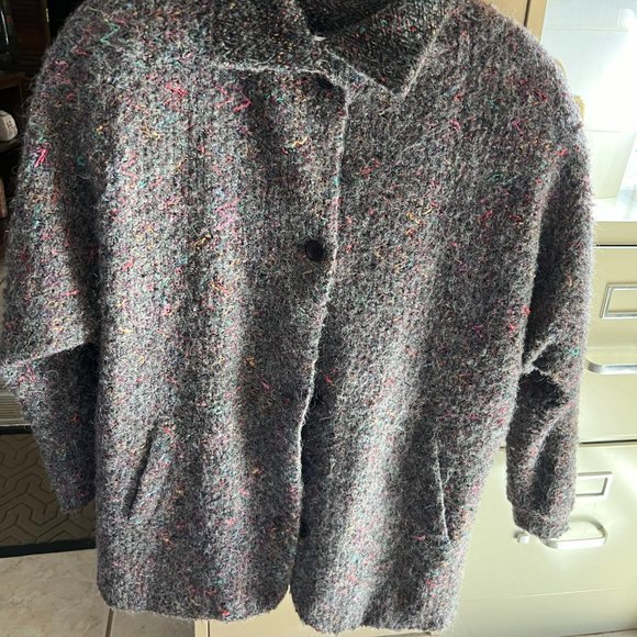 MJ Seattle Vintage Mohair and Wool Blend Jacket for Women - Picture 3 of 7